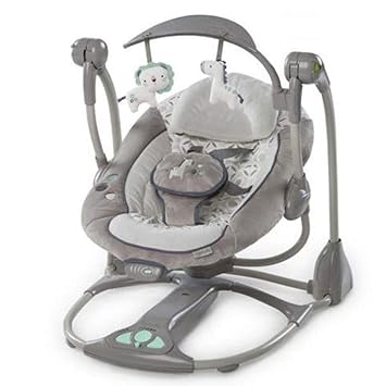 grey baby swing chair