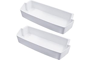 DISCOUNT PARTS DIRECT 2 Pack 2187172 Door Shelf Bin Replacement for Frigidaire Whirlpool Kenmore Amana Roper Estate Replace PS328468 AP3853103 WP2187172 2187194K AP6006028 PS986890