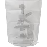 Vabiooth Microscope Dust Cover 15.5" x 18.5" (39.5cm x 48cm), White Fabric