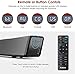 Sound Bar with Subwoofer, ABOX Soundbar for TV 34 Inch 120W 2.1 Channel Speaker, Wireless & Wired Bluetooth 4.2 Sound Bars, Home Theater Surround Sound, Touch and Remote Control, Wall Mountable …thumb 2
