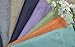 Aiking Home Semi-Sheer Faux Linen Pleated Valance 56 by 14 Inches, Grey