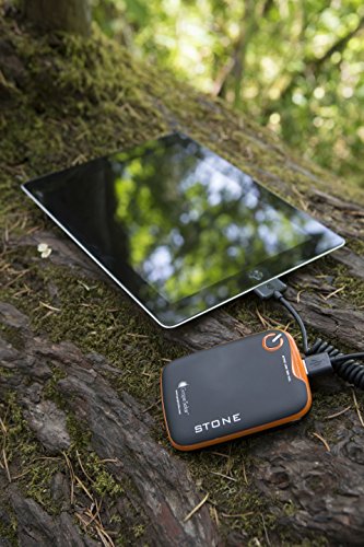 Grape Solar Stone 5,200mAh Rechargeable Lithium Portable Battery Pack for Cell Phones, Smartphones and Other Portable Electronics - Thumbnail 4