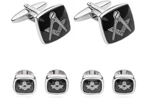 VCUFFLINKS Freemason Masonic Formal Set Cufflinks and Studs