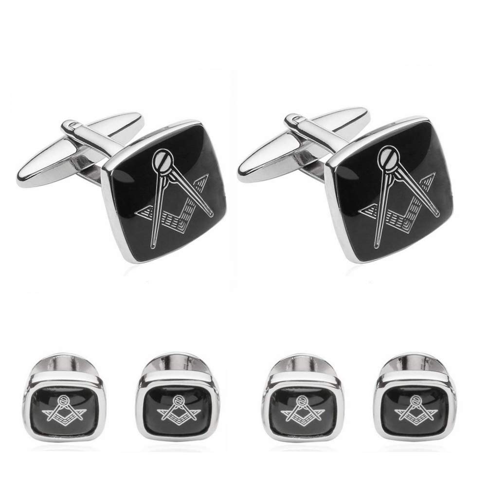 Freemason Masonic Formal Set Cufflinks and Studs