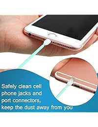 Aneco 44 Piezas Cell Phone Kit de Limpieza Cepillo Set USB Puerto de Carga y Auricular Jack Limpiador Compatible con iPhone, iOS Android, Teléfono Celular, Electrónica Limpiador