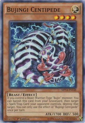 Yu-Gi-Oh! - Bujingi Centipede (MP14-EN148) - Mega Pack 2014 - 1st Edition - Common