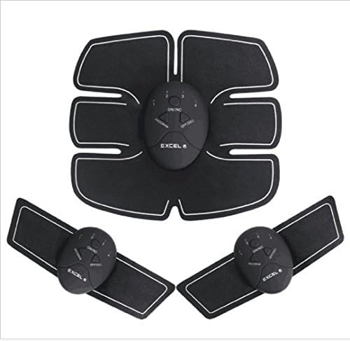 Muscle trainer, WONOUS Magic Abdominal Muscle Six Pack Biceps Brachii Training Gear ABS Trainer Fit Body Home Gym Exercise Shape Keep Fitness (Black)
