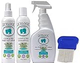 # 1 Lice Shampoo & Lice Treatment Kit - LiceLogic Natural, Safe, Hypoallergenic and Instant Head Lice & Nit Treatment Kit - 4 PRODUCTS - FAMILY SIZE - PESTICIDE FREE - Peppermint