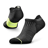Rockay Accelerate Anti-Blister Running Socks for Men and Women Organic Merino Wool & Compression Arch (1 Pair)