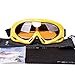 Feier Yusi Adult Professional Ski Goggles Snowmobile Snowboard Skate Snow Skiing Goggles with 100% UV400 Protection Bright lens TPC Frame Material Anti Sand Wind & UV Suitable Hiking Surfing Skiing