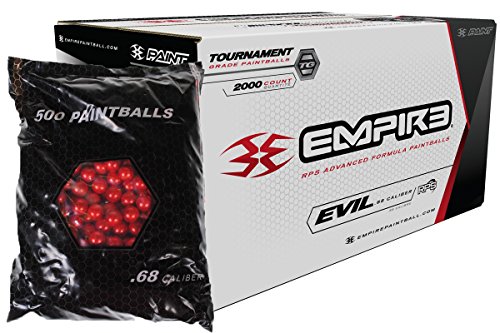 Empire ULTRA EVIL 2000 Paintballs (Red Shell Ultra Evil Yellow Fill)