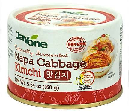 Korean Canned Kimchi, Napa Cabbage Kimchi, Naturally Fermented, Non-GMO, No preservatives, No additives- (5.64oz)