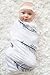 Kaydee Baby Organic Muslin Cotton Swaddle Blankets - Set of 2-47x47 Inch Large Unisex Swaddling Blanket - Different Options Available (Feather & Arrows)