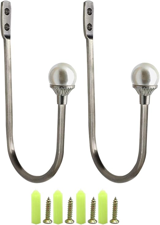 metal para cortina con bola de cristal