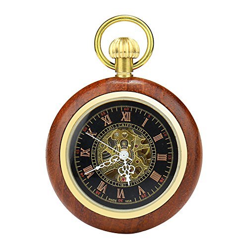 steampunk wooden watch