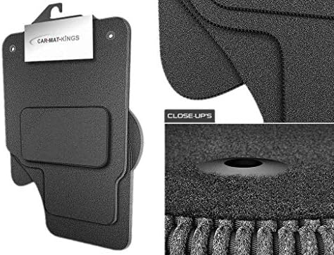 (Q111:CT65) 5 Piece Chrysler (2006-2018) Jeep Commander Car Mat Set Grey Carpet and Trim