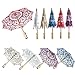Chunshop Lace Embroidered Parasol Umbrella For Bridal Wedding Party Decoration (White)