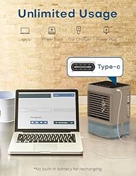 COOLECH Personal Air Conditioner w/Remote & LED
