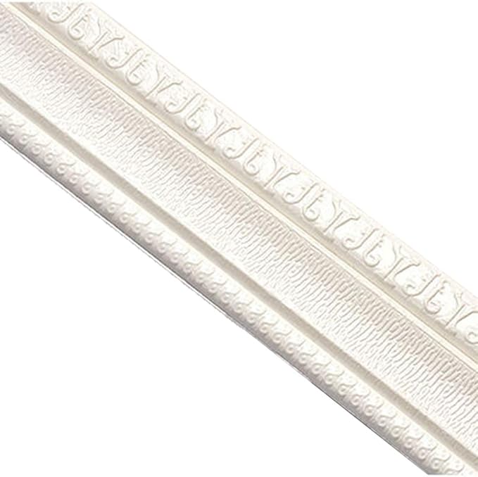 Ryoizen 3D Self Adhesive Peel and Stick Wall Edging Strip Flexible