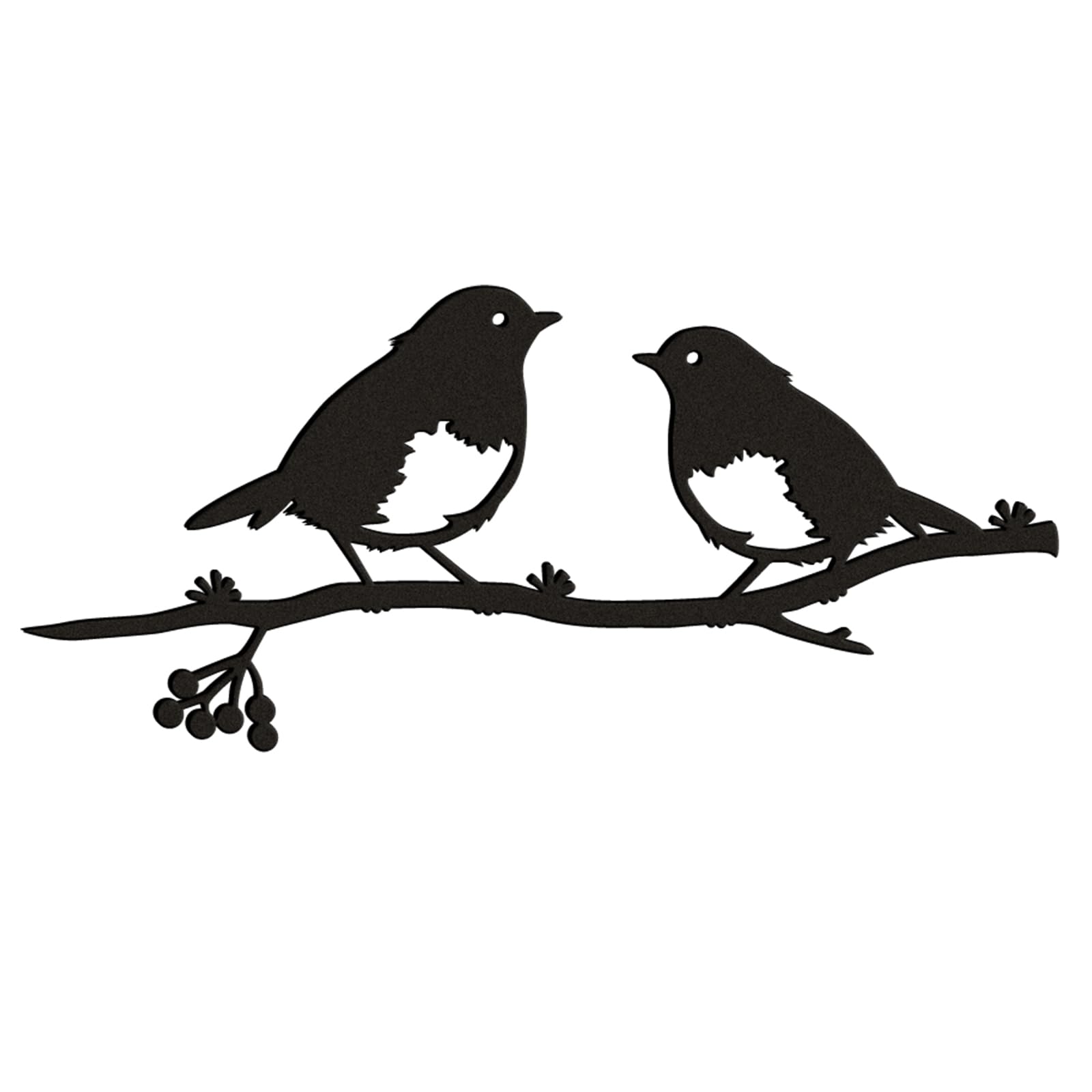 Reagia Robin Metal Bird, Metal Garden Birds, Rustic Robin Garden Ornament, Metal Robin Tree Art, Metal Birds Garden Bird Ornaments, Perfect Robin Gifts for Garden, Valentine's Day Present