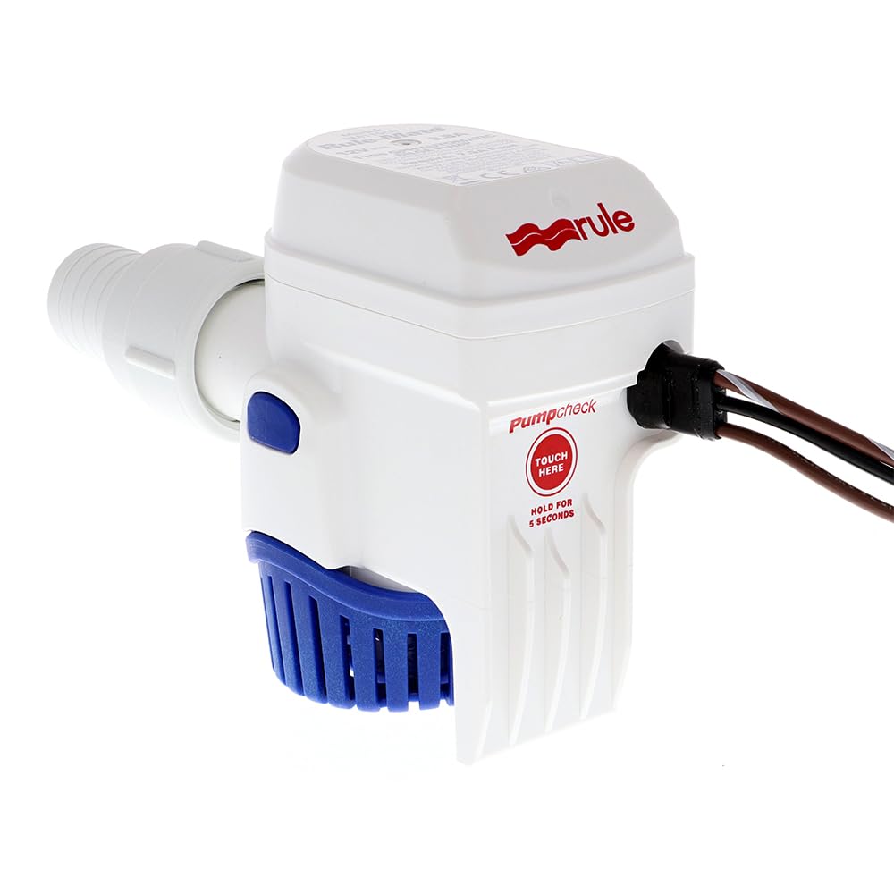 Rule Mate 500 Fully Automated Bilge Pump - 12V [RM500B],White