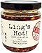 Ling's Hot! Chili-Garlic Oil Condiment Full Size Gourmet Dressed Jar 250ml/8.45 US Oz