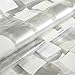 Eforgift Eco-Friendly 14 Gauge PVC Shower Curtains Waterproof ,Bathroom Curtain Liner,72-Inch by 78-Inch,Mosaic Clear