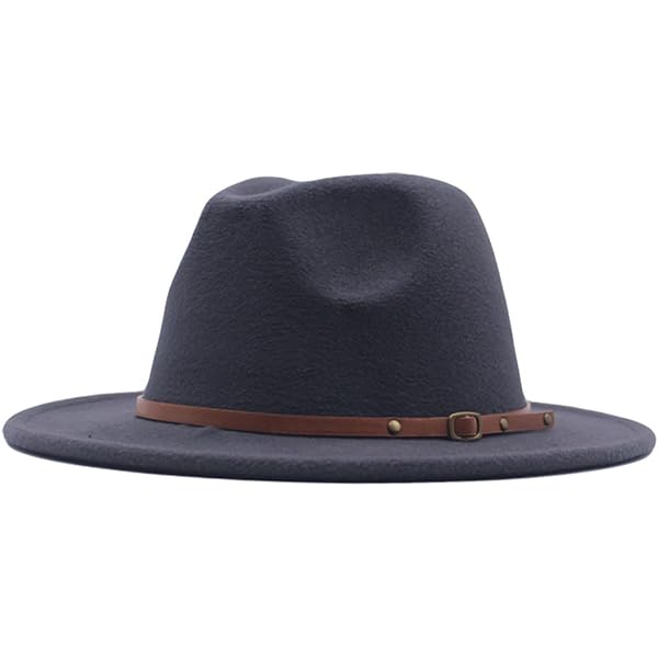 MORRETON Handcrafted, Wide Brim Fedora (Blue M121) at Amazon  display picture 1