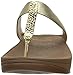 FitFlop Women's Barrio Flip Flop, Pale Gold, 8 M US