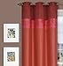 GorgeousHome **Many Colors** 1 Silky Window Drape Curtain Treatment 2 Tone Valance Design 50