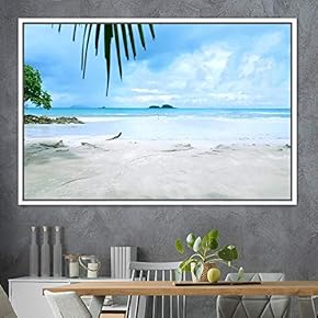 signwin Framed Canvas Wall Art Coastal Freedom Aerial...
