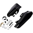 Astra Depots Custom Mid-Frame Air Deflector for Harley Touring Electra Glide FLHTCU (Gloss Black, 2001-2008)