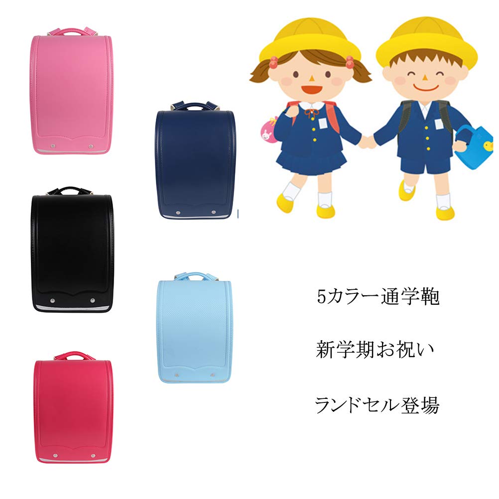 ステッチ 大容量 小学生 人気 入学 お祝い 超軽量 撥水加工 全5色 （rose）