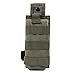 Tactical Radio Pouch - 1000D Tactical Molle Two Way Radios Holder Case for Walkie Talkies (Ranger Green)