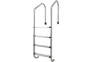 DOEL 4-Step Pool Ladder with Stainless Steel Steps, Non-Slip Swimming Pool Ladders for Inground Pools, Sturdy and Durable, Entry and Exit Easier Pool Steps for Inground Pools