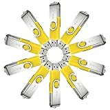 MECO 10Pcs 8GB 8G USB 2.0 Flash Drive Memory Stick Fold Storage Thumb Stick Pen Swivel Design Yellow