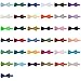 Jacob Alexander Solid Color Boy's Pretied Banded Bowtie