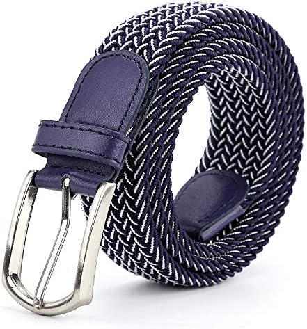 Radmire Braided Canvas Woven Elastic Stretch Belts for Men/Women