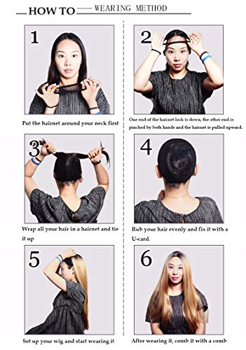 Zxtress Wigs Long Natural Straight Middle Part Ombre Blonde Color