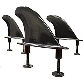 bohally Soft Top Surfboard Fin Set of 3 Surfing Fin