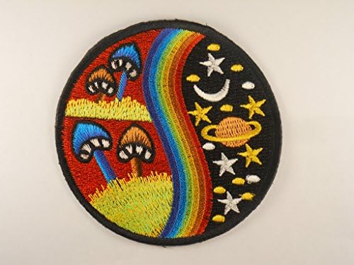 Mushroom Hippie Boho Retro Pot Lsd Love Peace Applique Iron Patch