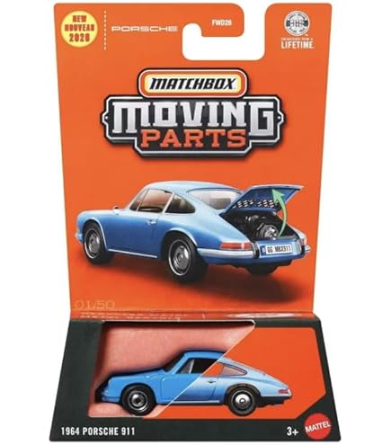 Amazon.com: Matchbox 1955 Porsche 550 Spyder, Moving Parts Series