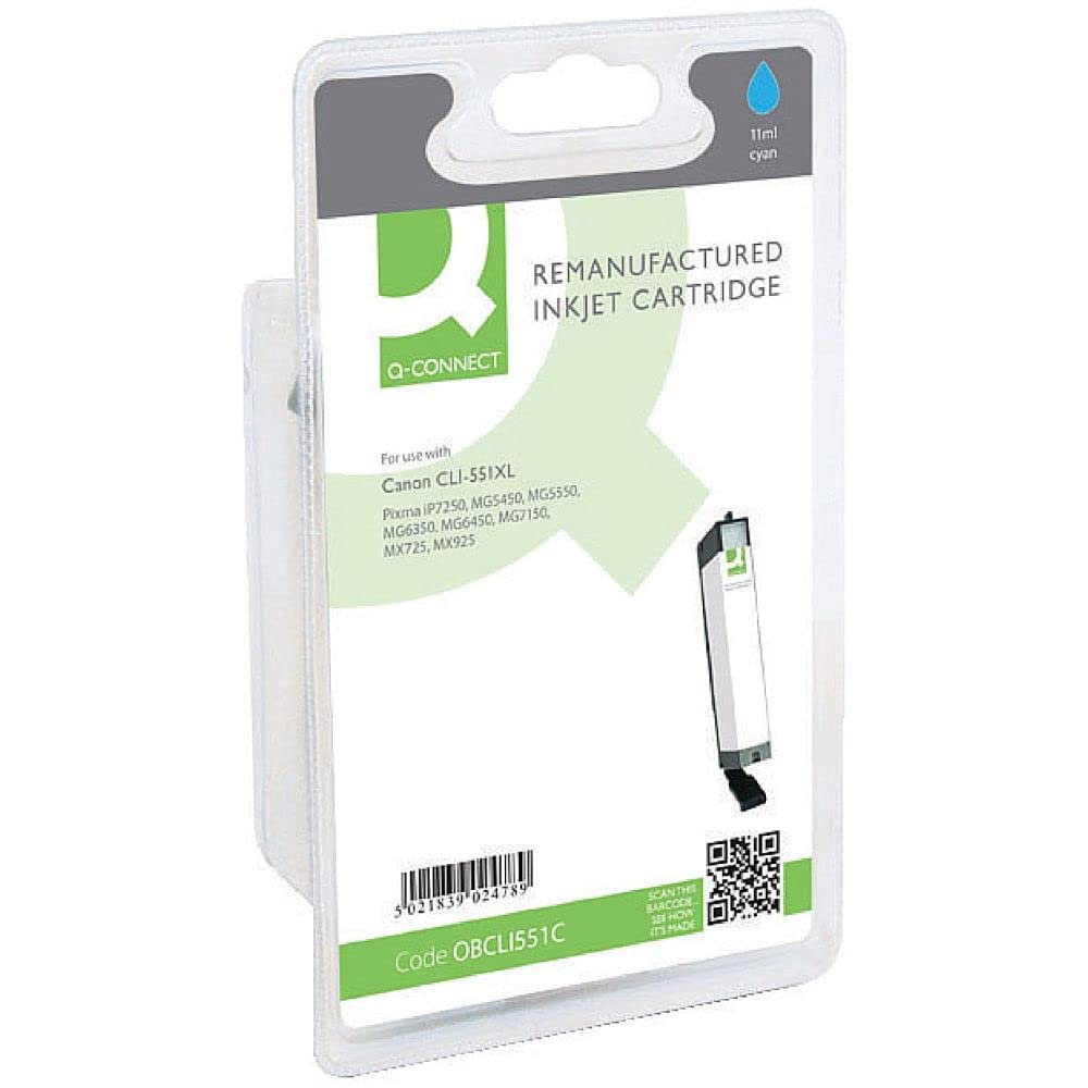 Q-Connect Ink for Canon CLI-551XL Ink Cartridge HY - Cyan