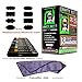 Crafty Bot Pack of 18 Liquid Chalk Markers, 48 Chalk Board Labels, Microfiber Cloth, With Reversible and 6mm Spare Tips, Assorted Colors