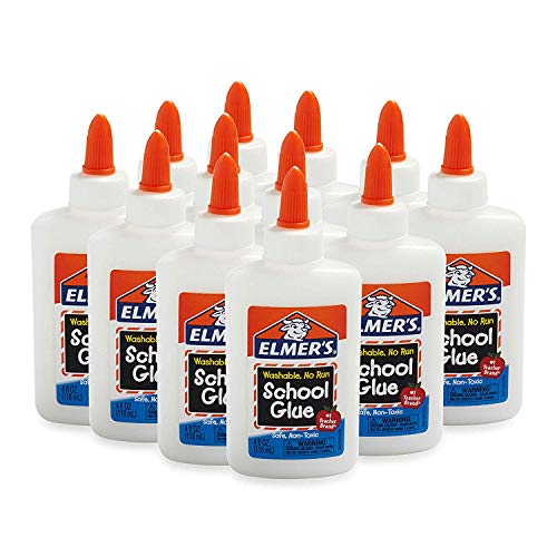 Elmer's E305  Washable School Glue, 5 oz Bottle, 12 Pack, Clear - Thumbnail 2