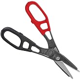 Malco MV12 Andy Combination Vinyl Cutting Snip, Replaceable 3-inch High Carbon Steel Blades, for Cutting Vinyl Siding or Flooring, Carpeting, Aluminum Trim Coil, Landscape Edging, &amp; Leather