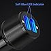 Meagoes Fast USB Type C Car Charger with Dual Quick Charge 3.0 Ports (39W/6A)+1-Pack USB-C Cord, for Samsung Galaxy S8 S8+ Note 8, LG V30 V20 G6 G5, HTC 10 U11 Bolt U Ultra, Nokia 8 and More - Black