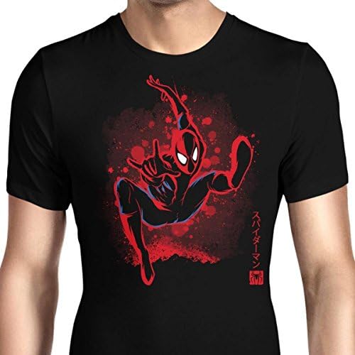 HONGRONG Men's The Spider Unique Design Tshirt Fashion Tee Medium
