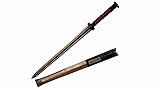 Han Jian Chinese Sword Folded Steel Full Tang Brass