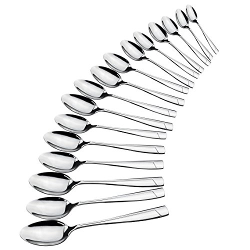 Cand 16 Pieces Stainless Steel Dessert Spoons, 6.69-Inch - Thumbnail 5